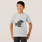 T-shirt Emoji coloré Quetzalcoatl Teotihuacan Mexique (Devant entier)