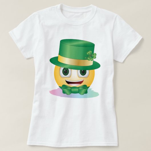 T-shirt Emoji de la Saint-Patrick (Design devant)
