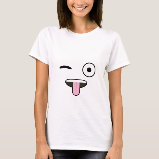 T-shirt Émoji de langue (Devant)