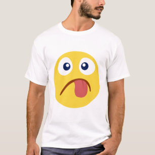 T-shirt Emoji de langue coincée