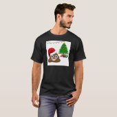 T-shirt emoji de noël (Devant entier)