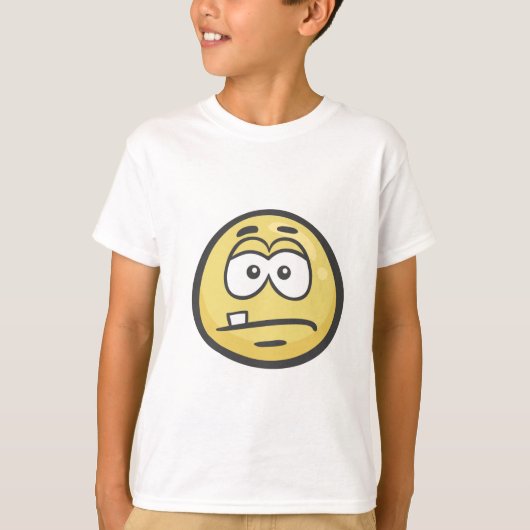 T-shirt Emoji : dent d'agglutination (Devant)