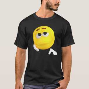 T-shirt Emoji Emoticon Face Emotion Icon Triste