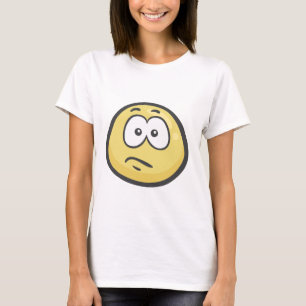 T-shirt Emoji : Face confuse
