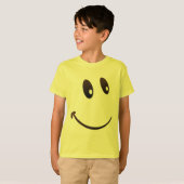 T-shirt Emoji heureux de sourire (Devant entier)