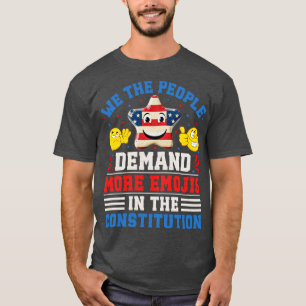 T-shirt Emoji Patriotique Pour La Fête 4 juillet