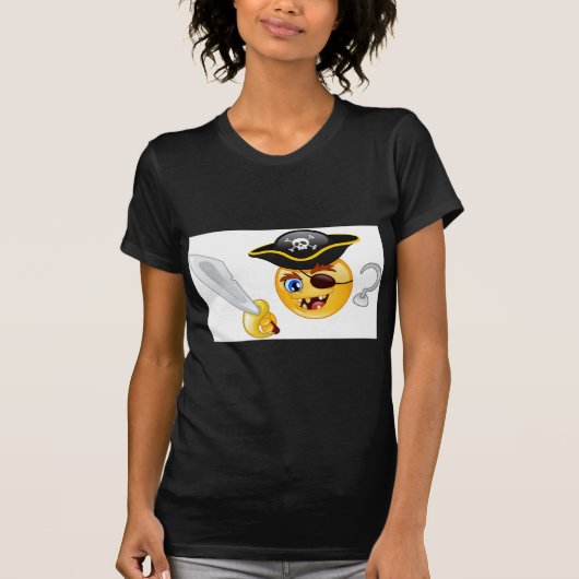 T-shirt emoji pirate (Devant)