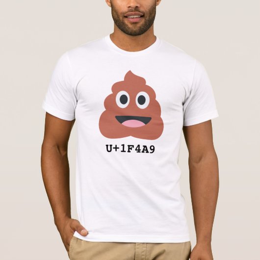 T-shirt Emoji Poo (Devant)
