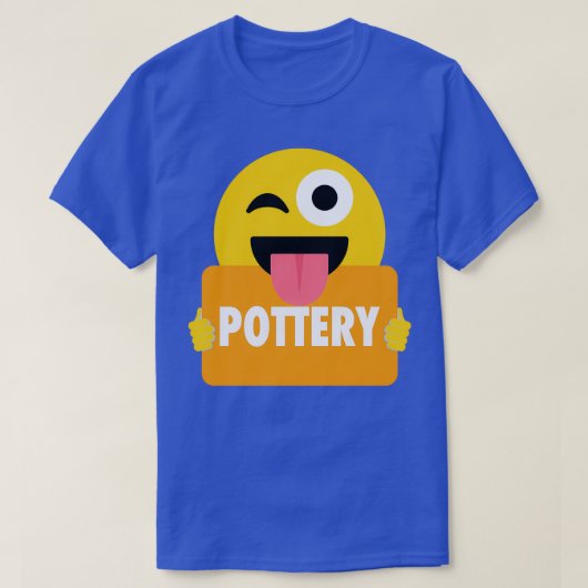 T-shirt Emoji poterie Wink (Design devant)