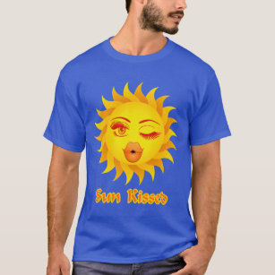 T-shirt Emoji Sun embrassé
