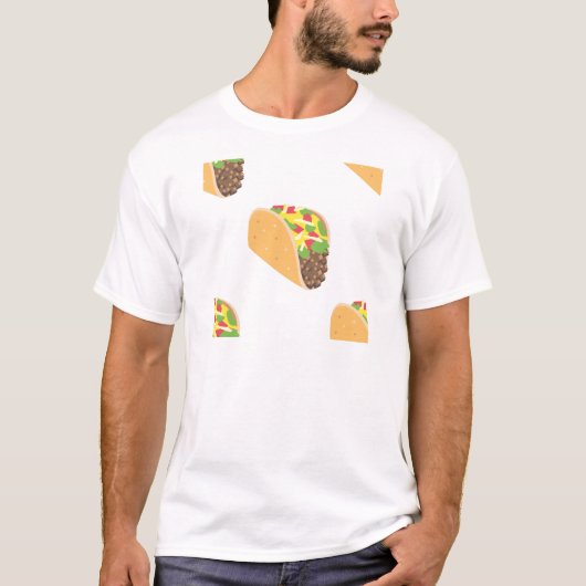 T-shirt emoji taco (Devant)