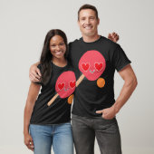 T-shirt Emoji Tennis de Table (Unisexe)