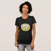 T-shirt Emoji : Visage de sourire blanc (Devant entier)