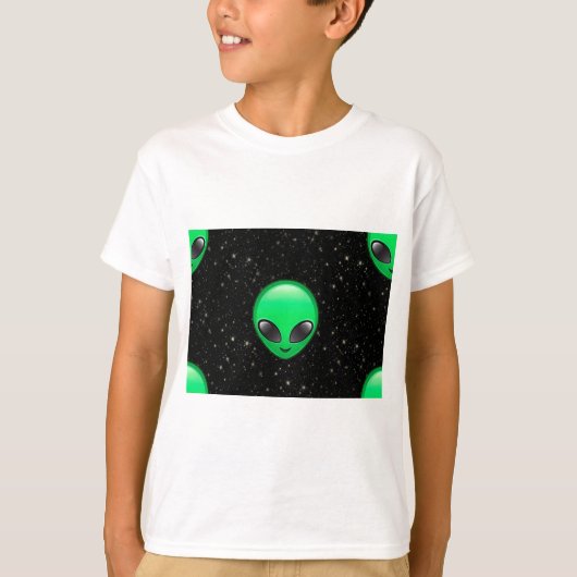 T-shirt emojis alien (Devant)