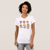 T-shirt Emojis au gâteau (Devant entier)