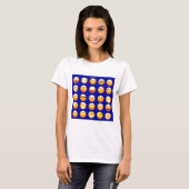 T-shirt emojis bleu foncé (Devant entier)
