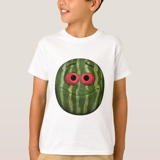 T-shirt Emoticon de pastèque (Devant)