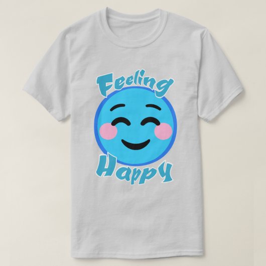 T-shirt Emoticon heureux (Design devant)