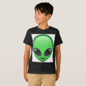 T-shirt émoticône alien (Devant entier)