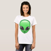 T-shirt émoticône alien (Devant entier)