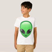 T-shirt émoticône alien (Devant entier)