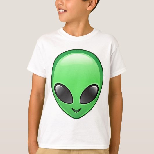 T-shirt émoticône alien (Devant)