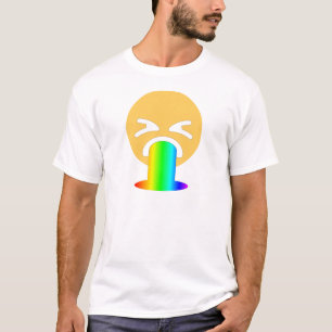 T-shirt émoticône arc-en-ciel
