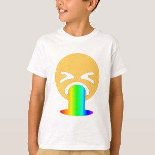 T-shirt émoticône arc-en-ciel