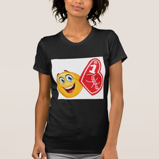 T-shirt émoticône sportif (Devant)