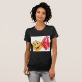 T-shirt émoticône sportif (Devant entier)