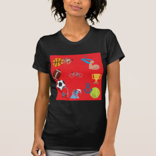 T-shirt émoticône sportive