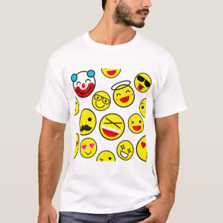 T-shirt émoticônes clowns