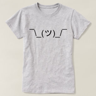 T-shirt Émoticule de l'arbuste LOL IDK