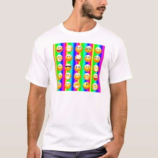 T-shirt émotion arc-en-ciel (Devant)