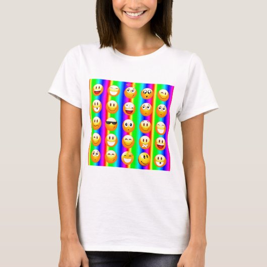 T-shirt émotion arc-en-ciel (Devant)