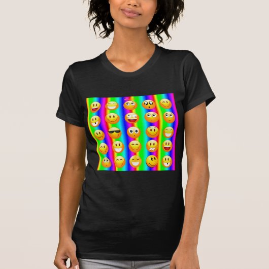 T-shirt émotion arc-en-ciel (Devant)