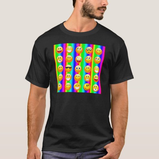 T-shirt émotion arc-en-ciel (Devant)