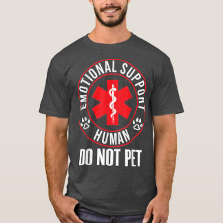 T-shirt Emotional Support Human Do Not Pet Service Dog Lov
