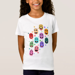 T-Shirt Émotions Visages colorés
