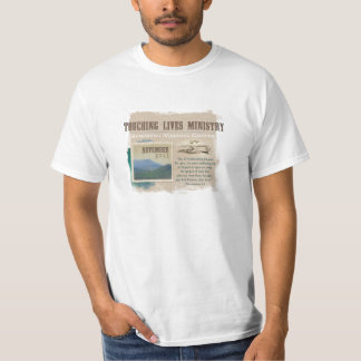T-shirt émouvant de ministère des vies des hommes