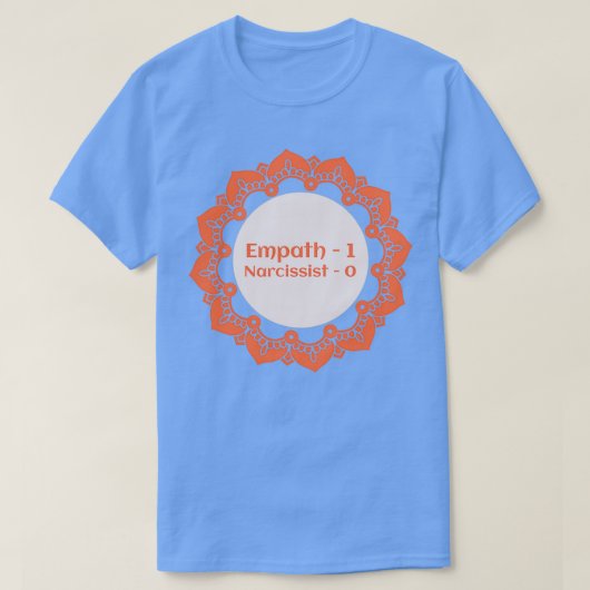 T-shirt Empath 1 Narcissist 0 (Design devant)