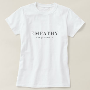 T-shirt EMPATHIE végétale moderne Simple minimal Typograph