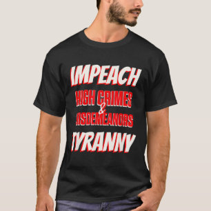 T-shirt Empêcher Trump de commettre des crimes graves et d