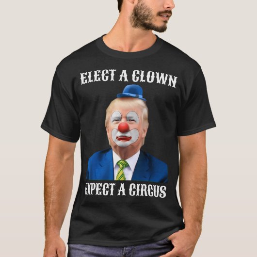 T-shirt Empêchez Les Anti-Trump D'Élire Un Clown Qui S'Att (Devant)