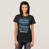 T-shirt Empileur de batterie (Devant entier)