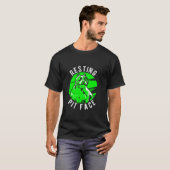T-shirt Emplacement Pittie Pitbull de la face de l'animal  (Devant entier)