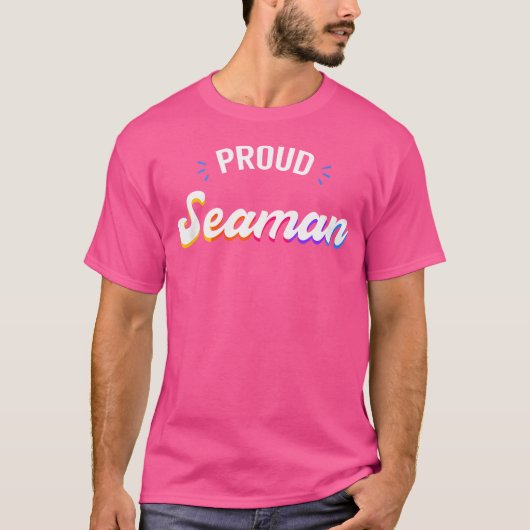 T-shirt Emploi de marin fier (Devant)