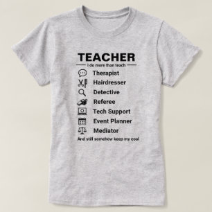 T-shirt Emplois de professeur drôles