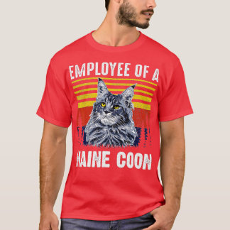 T-SHIRT EMPLOYÉ CHAT D'UN COON MAINE