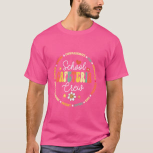 T-shirt Employé de l'équipe de soutien de la cafétéria des